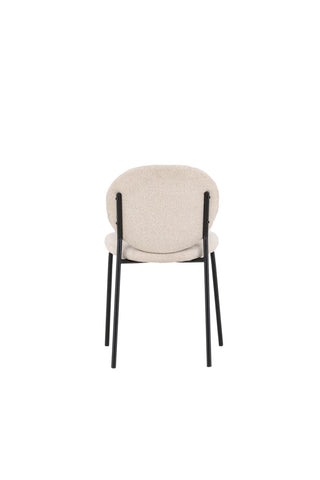 Venture Home Vault Dining Chair 2-pack - Svart / Beige / FSC 100%