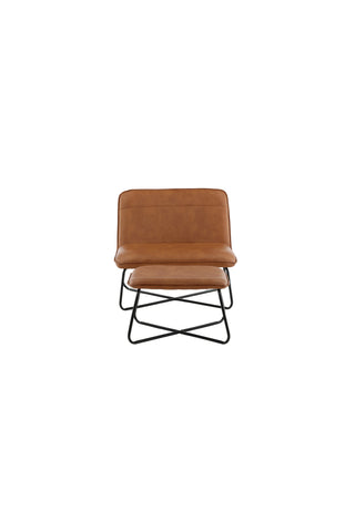 X-Lounge Chair - Brun PU
