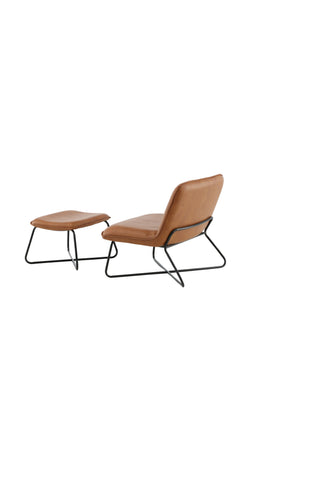 X-Lounge Chair - Brun PU