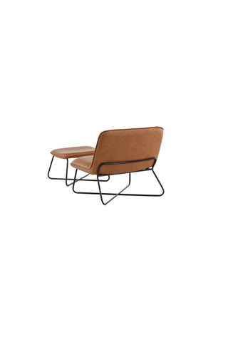 X-Lounge Chair - Brun PU