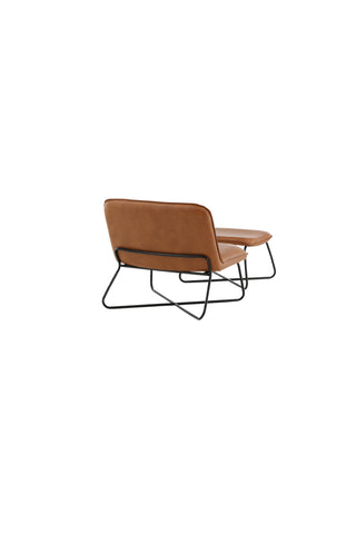 X-Lounge Chair - Brun PU