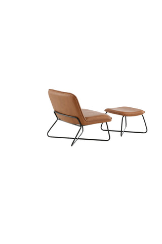 X-Lounge Chair - Brun PU