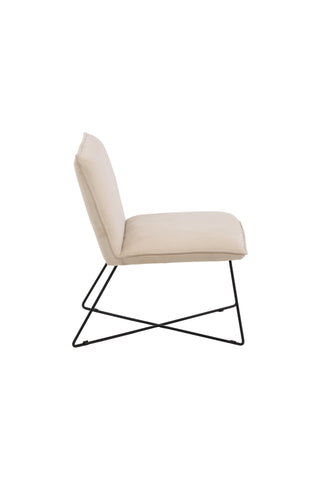 Venture Home X-lounge Daybed - Svart / Beige sammet