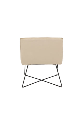 Venture Home Kansas Enkelsoffa - Svart / Offwhite Linne
