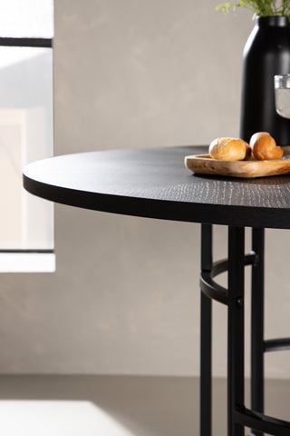 Furniture Fashion Copenhagen Matbord - Svart / Svart Faner