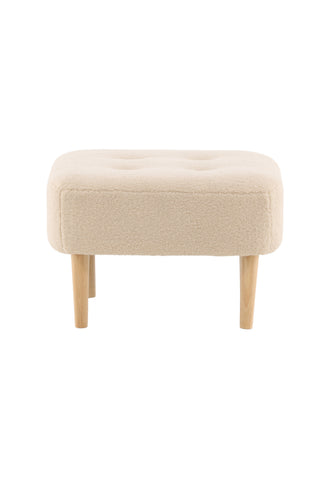 Venture Home Salina Ottoman/Puff - Oaklook / Svart Fleece
