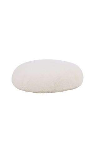 Venture Home Ruston Ottoman/Puff - / Vit lammull