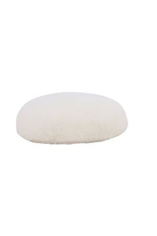 Venture Home Ruston Ottoman/Puff - / Vit lammull