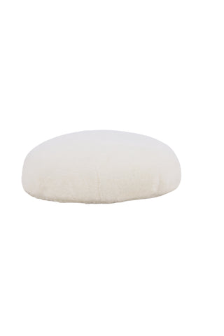 Venture Home Ruston Ottoman/Puff - / Vit lammull
