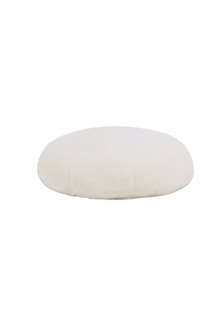 Venture Home Ruston Ottoman/Puff - / Vit lammull