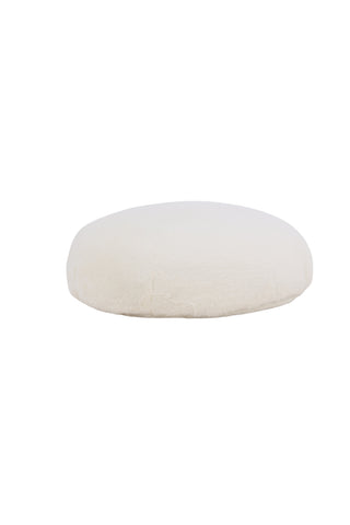 Venture Home Ruston Ottoman/Puff - / Vit lammull