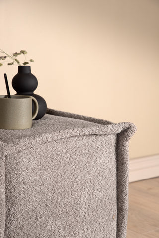Venture Home Castine Ottoman/Puff - Ljusgrå / Boucle