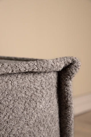 Venture Home Castine Ottoman/Puff - Ljusgrå / Boucle