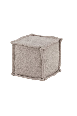 Venture Home Castine Ottoman/Puff - Ljusgrå / Boucle