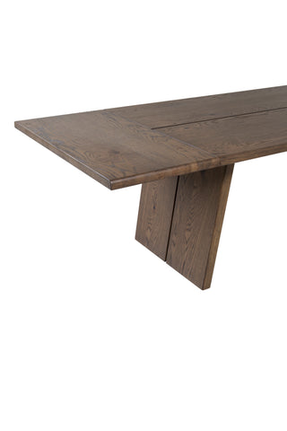 Förlängning för Logger matbord - Rökt Ek - 50*100 cm