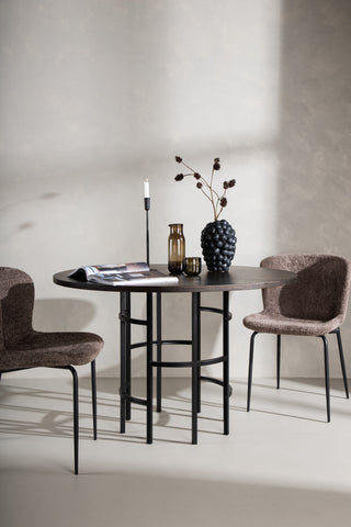 Furniture Fashion Copenhagen Matbord - Svart / Mocca Faner