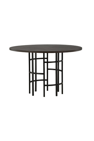 Furniture Fashion Copenhagen Matbord - Svart / Mocca Faner