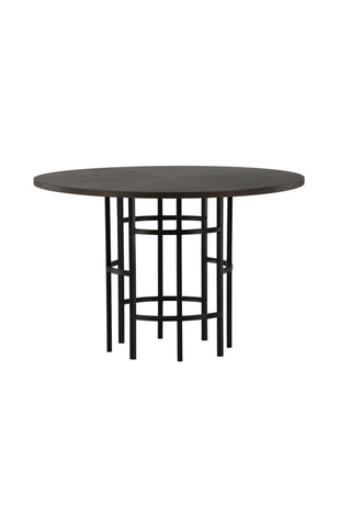 Furniture Fashion Copenhagen Matbord - Svart / Mocca Faner
