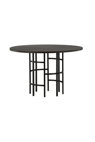 Furniture Fashion Copenhagen Matbord - Svart / Mocca Faner