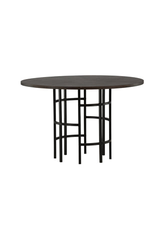 Furniture Fashion Copenhagen Matbord - Svart / Mocca Faner