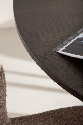 Furniture Fashion Copenhagen Matbord - Svart / Mocca Faner
