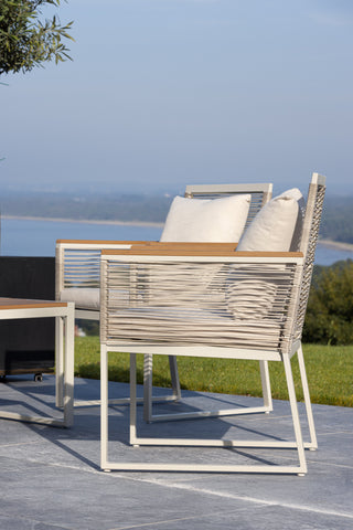 Venture Home Dallas Lounge set - Beige / Ljusgrå Polyester