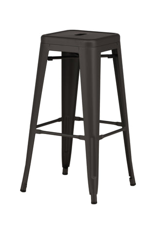 Venture Home Tempe Barstol 4-pack - Mörkgrå / Metall