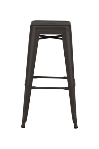 Venture Home Tempe Barstol 4-pack - Mörkgrå / Metall