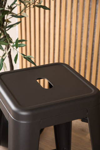 Venture Home Tempe Barstol 4-pack - Mörkgrå / Metall