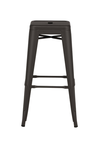 Venture Home Tempe Barstol 4-pack - Mörkgrå / Metall
