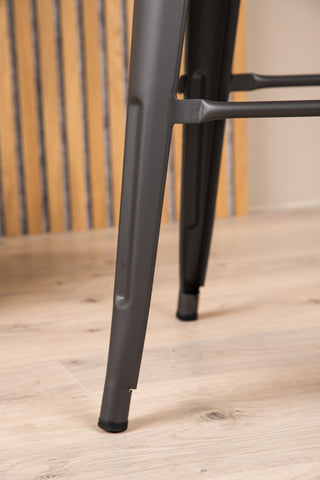 Venture Home Tempe Barstol 4-pack - Mörkgrå / Metall