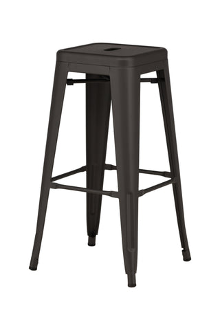 Venture Home Tempe Barstol 4-pack - Mörkgrå / Metall