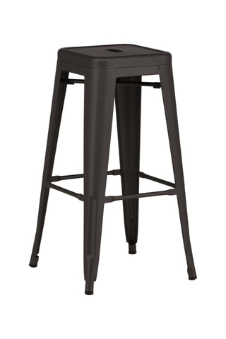 Venture Home Tempe Barstol 4-pack - Mörkgrå / Metall