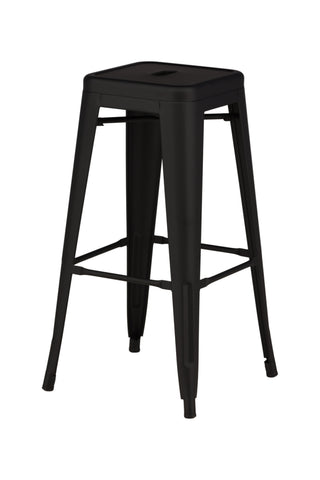 Venture Home Tempe Barstol 4-pack - Mattsvart / Metall