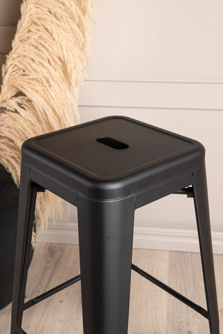 Venture Home Tempe Barstol 4-pack - Mattsvart / Metall