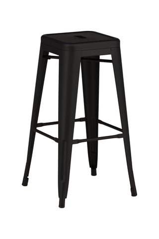 Venture Home Tempe Barstol 4-pack - Mattsvart / Metall