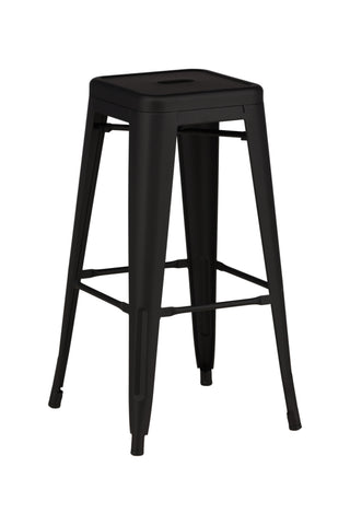 Venture Home Tempe Barstol 4-pack - Mattsvart / Metall