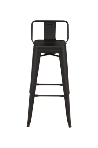 Venture Home Tempe Barstol 4-pack - Mattsvart / Metall