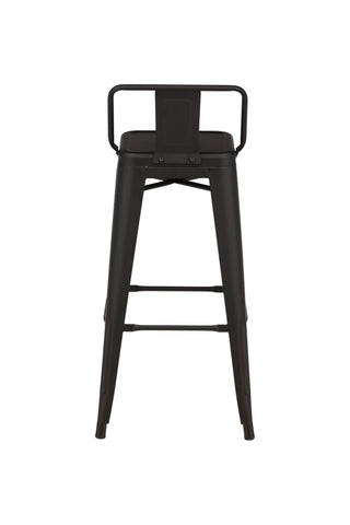 Venture Home Tempe Barstol 4-pack - Mattsvart / Metall
