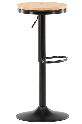 Venture Home Conway Barstol 2-pack - Svart / Oaklook MDF