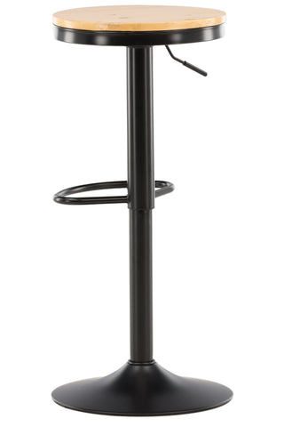Venture Home Conway Barstol 2-pack - Svart / Oaklook MDF