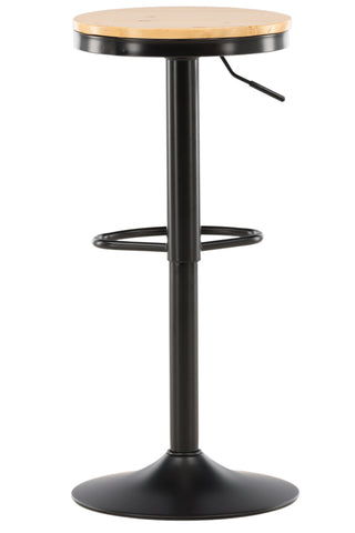 Venture Home Conway Barstol 2-pack - Svart / Oaklook MDF