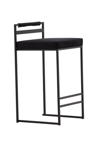 Venture Home Opelika Barstol 2-pack - Svart / Svart sammet