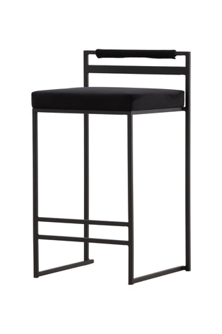 Venture Home Opelika Barstol 2-pack - Svart / Svart sammet