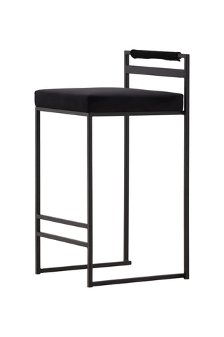 Venture Home Opelika Barstol 2-pack - Svart / Svart sammet
