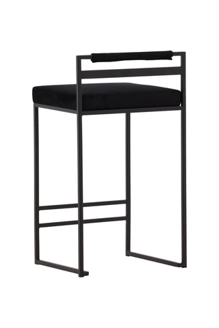 Venture Home Opelika Barstol 2-pack - Svart / Svart sammet