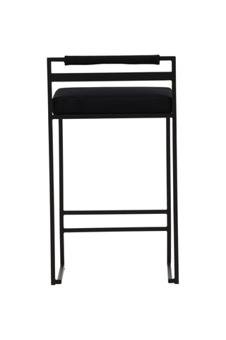 Venture Home Opelika Barstol 2-pack - Svart / Svart sammet