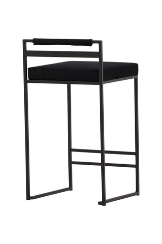 Venture Home Opelika Barstol 2-pack - Svart / Svart sammet
