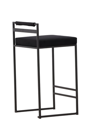 Venture Home Opelika Barstol 2-pack - Svart / Svart sammet