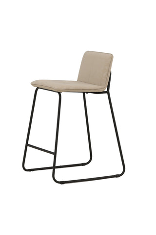 Venture Home Bisbee Barstol 2-pack - Svart / Beige Microfiber